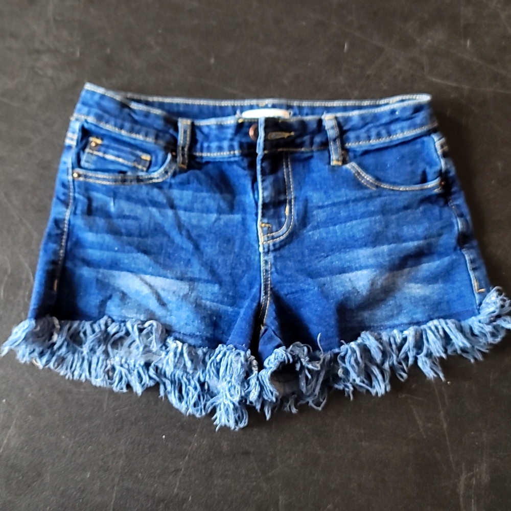 Blue jean shorts